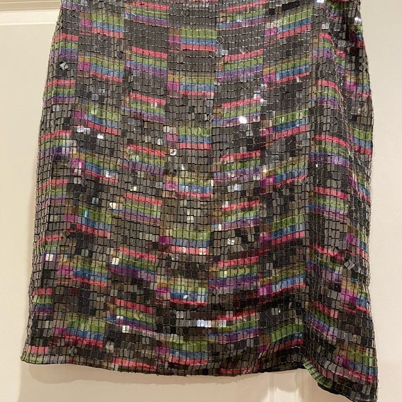 TAHARI SKIRT SEQUINS PREOWNED Size-6 great condition VINTAGE VINTAGE VINTAGE - Picture 2 of 8